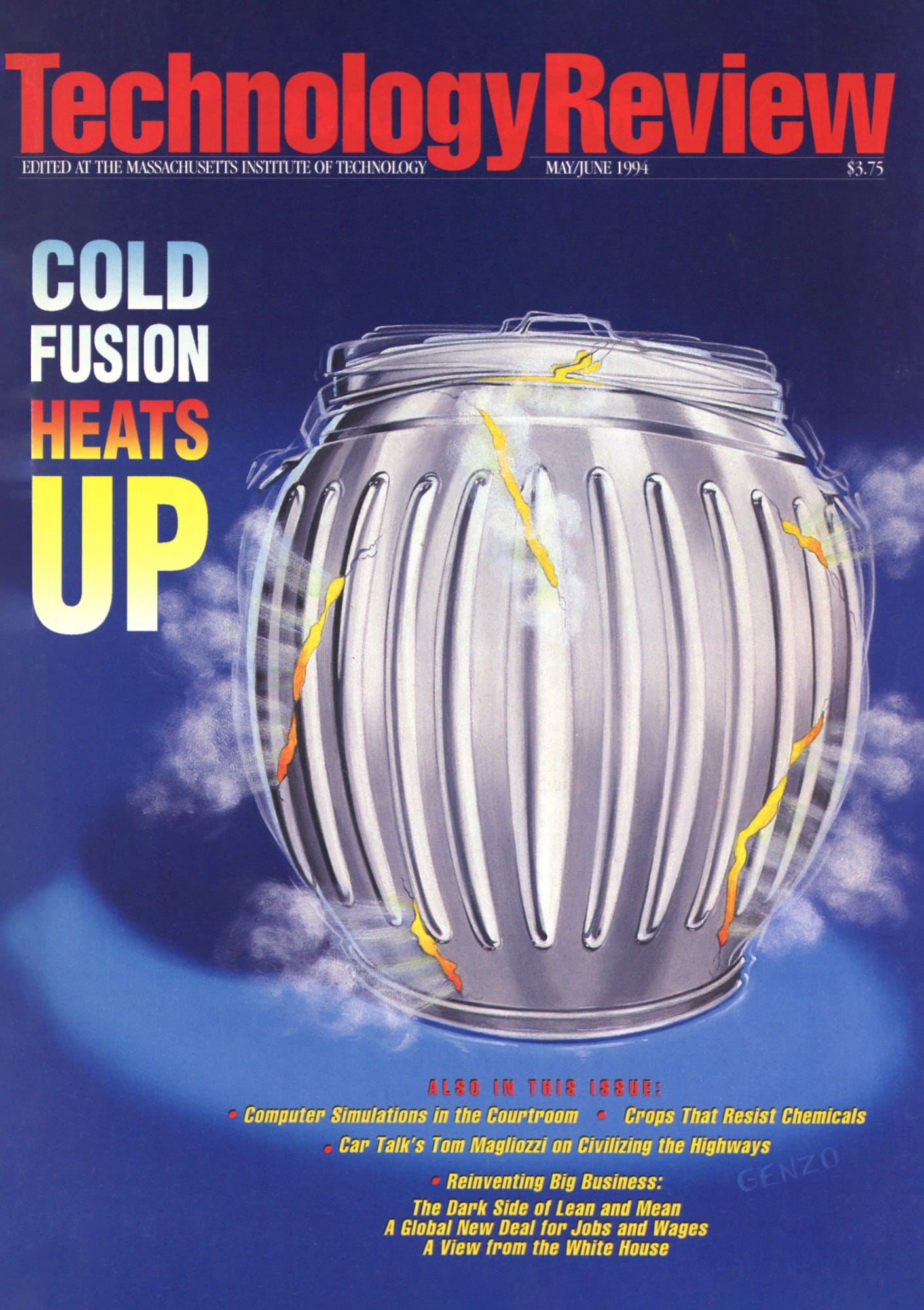 Обложка журнала Technology Review за май 1994 г.