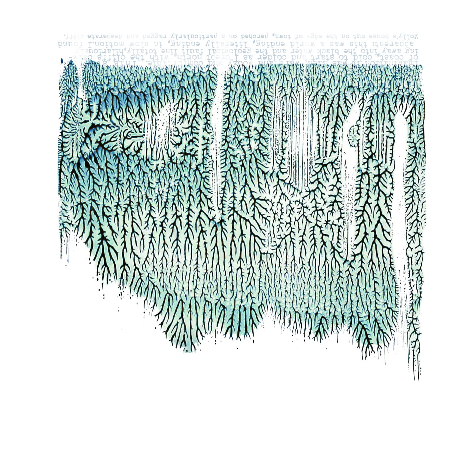 абстрактная чернильная иллюстрация